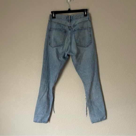AGOLDE Pinch Waist Jeans with Ripped Knees - Picture 4 of 6